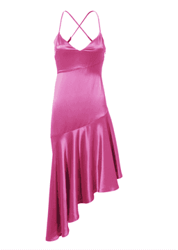 MISHA COLLECTION FUSCHIA MADELYN DRESS - SIZE 8 AU/4 US (RRP $380)