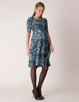 Seraphine Florrie Maternity Dress Floral Print Size 6 for rent on The Volte - image 1