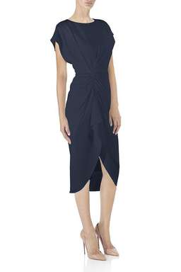 Misha Kendall Dress Navy Size 4 for rent on The Volte - image 1