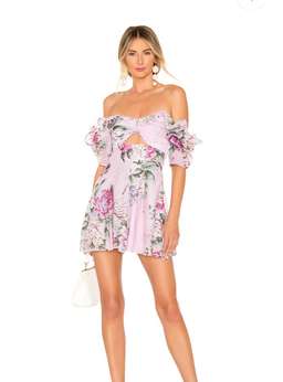Alice McCall Peony Mini Dress Lilac Floral Size 10 for rent on The Volte - image 2