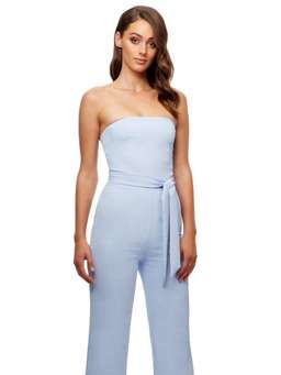 Kookai Oyster Jumpsuit in Ice Blue size 12 for rent on The Volte - image 1
