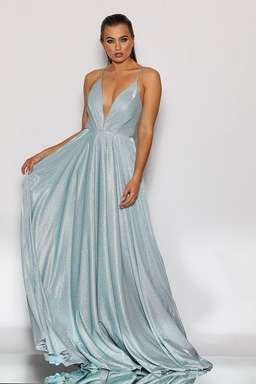 J'Adore JX2106 Gown Blue Size 10 for rent on The Volte - image 1
