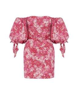 Sheike Ditsy Mini Dress Pink Floral Size 10 for rent on The Volte - image 5