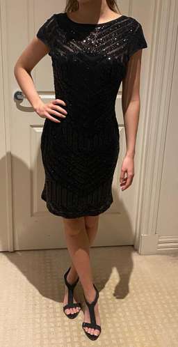  Langhem Gorgeous Dress Black Size 10 for rent on The Volte - image 1