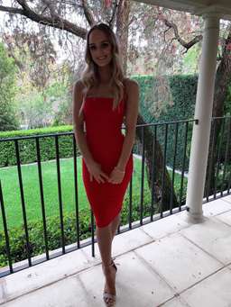 Nookie Boulevard Midi Dress - Red Size XS (6)