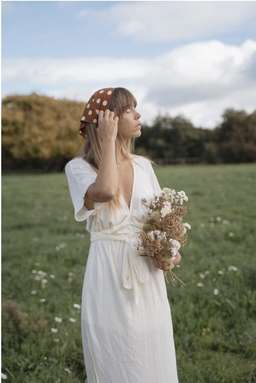 Melody maxi dress buttercream for rent on The Volte - image 2