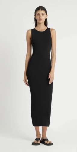 Sir The Label Marcelle Midi Dress Black Size 2 | AU 10 for rent on The Volte - image 1