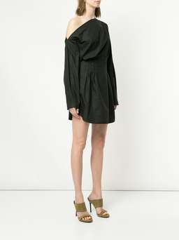 Camilla & Marc Steinem Off Shoulder Dress Black Size 8 for rent on The Volte - image 1