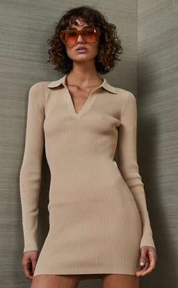 Bec & Bridge Harper Knit Mini Dress Size 14