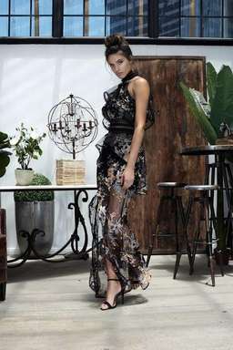 Leah Da Gloria Morgan Dress Floral Size 8 for rent on The Volte - image 3