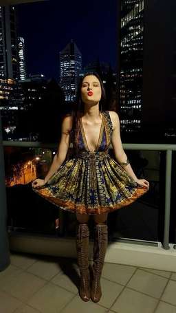 Camilla La Chaquetilla V Neck Short Dress Size 6 for rent on The Volte - image 3