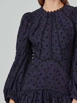 Acler Walker Dress Blue Size 6 for rent on The Volte - image 2