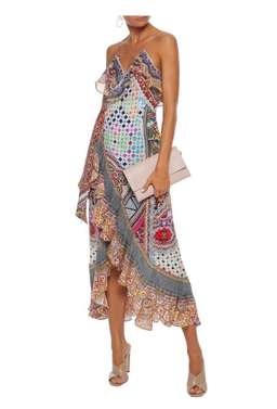 Camilla 'Girls Club' Wrap Dress  SIZE 12