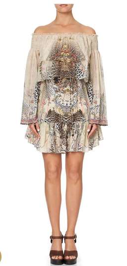 Camilla 'Forever Forever' tiered ruffle dress Large 