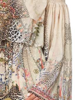 Camilla 'Forever Forever' tiered ruffle dress Large 