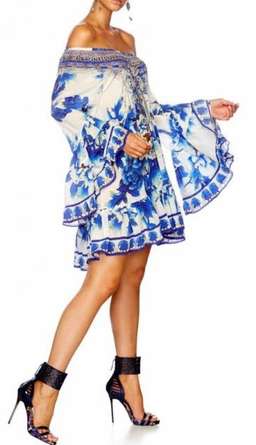 Camilla 'Ring of Roses' A Line Frill dress Size M