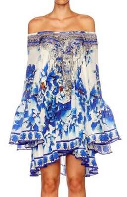 Camilla 'Ring of Roses' A Line Frill dress Size M