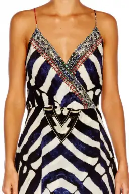 Camilla Louwalan Tales Strappy Wrap Dress Print Size 12 for rent on The Volte - image 3