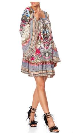 Camilla Montmartre Heart A Line Frill Mini Dress Size XL / AU 16 for rent on The Volte - image 2