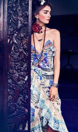 Camilla ‘Dear Diary’ Hi Lo wrap dress size M 