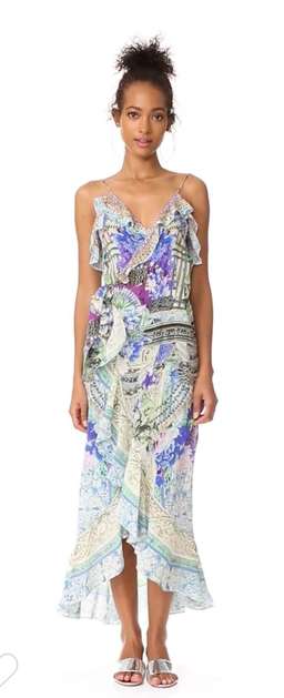 Camilla ‘Dear Diary’ Hi Lo wrap dress size M 