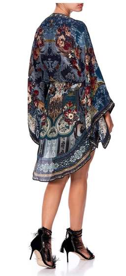 Camilla Hotel Boheme V Neck Kimono Dress Print Size 14