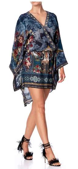 Camilla Hotel Boheme V neck Kimono Dress size 14