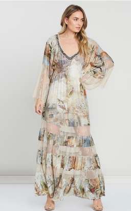 Camilla Letters from Hilda Lace Panel Dress Size 14 