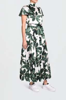 Husk Botanica Dress Print Size 12