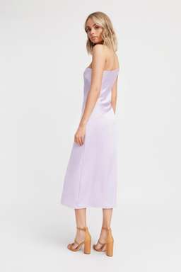Kookai Como Lilac One Shoulder Dress purple Size 10 for rent on The Volte - image 2