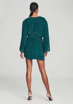 Retrofete Gabrielle Robe Dress Green Size 8 for rent on The Volte - image 4