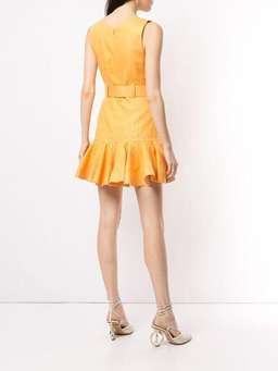 Zimmermann Super Eight Safari Mini Dress Yellow Size 8 for rent on The Volte - image 2
