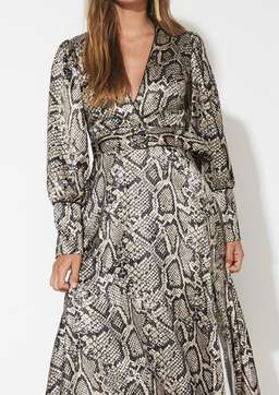 Mossman The Venomous Dress Snake Print Size 10 for rent on The Volte - image 2