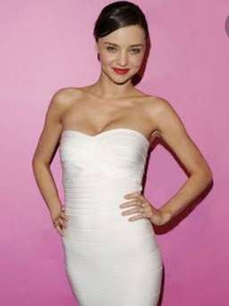 Hervé Léger Strapless Bandage Dress White Size 6 for rent on The Volte - image 2