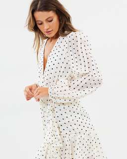 Shona Joy Karina Puff Sleeve Dress Print Size 8 for rent on The Volte - image 4