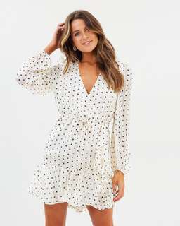 Shona Joy Karina Puff Sleeve Dress Print Size 8 for rent on The Volte - image 3