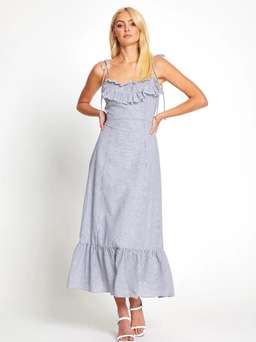 Alice McCall French Press Midi Dress Blue Size L (12/14) for rent on The Volte - image 2