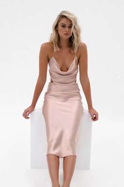 Natalie Rolt Virgo Crop Top and Midi Skirt Pink Size 8 for rent on The Volte - image 2
