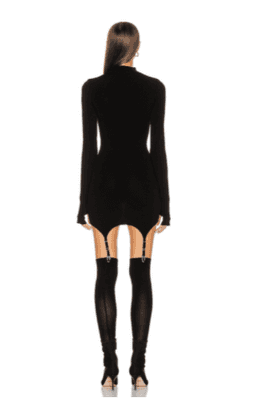 Dion Lee Garter Mini Dress Black Size 8
