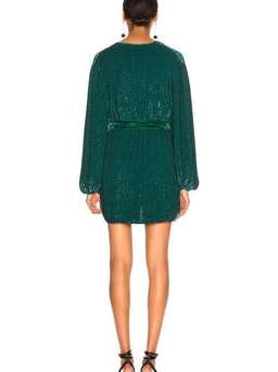 Retrofete Gabrielle Robe Dress Emerald Size 6