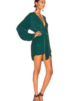 Retrofete Gabrielle Robe Dress Emerald Size 6