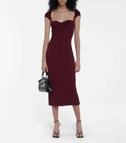 Khaite Allegra Dress Red Size 10