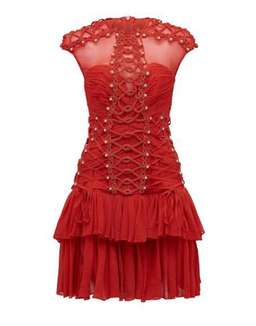 Thurley April Dress Red Size 10 for rent on The Volte - image 3