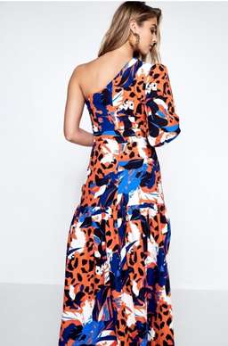 Mossmann Untamed Maxi Dress Print Size 8