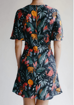 Finders Keepers Sally Mini Dress Tropical Print Size 6