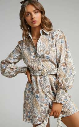 Charlie Holiday Jagger Dress Print Size 6