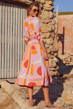 Mister Zimi Sunset Saskia Print Size 12 for rent on The Volte - image 2