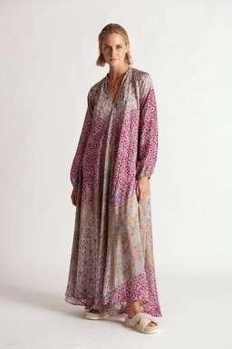 Flannel Equinox Maxi Dress Print Size 8 for rent on The Volte - image 1