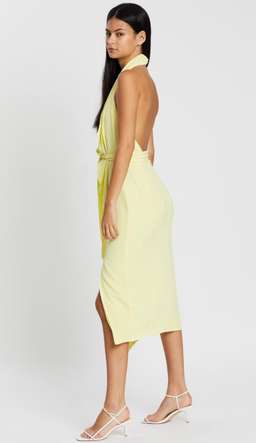 Misha Collection Lorena Dress - Lemon - 6