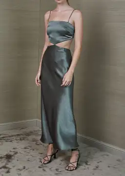 Bec & Bridge Alegra Midi Dress Green Size 8 / S